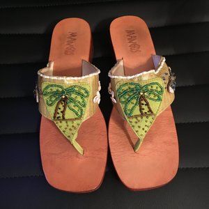 Mangos International Embellished Sandals - Size 8M